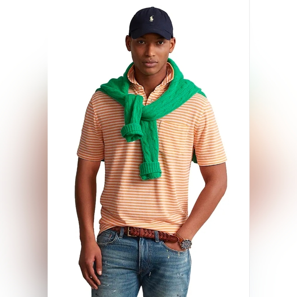 $148 Polo Ralph Lauren Men Striped Polo Shirt